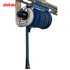 AA4C Vehicle Spring Driven Exhaust Hose Reel Car Exhaust Extraction Hose Drum On Sliding Rail